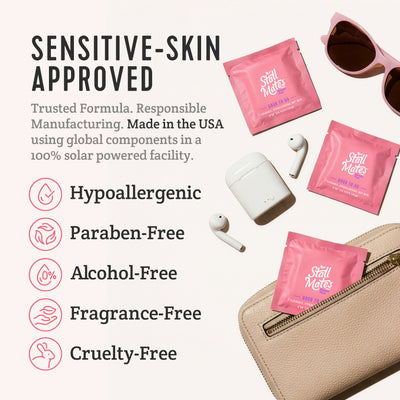 Stall Mates Feminine Fresh: 30 on-the-go flushable wipe singles (PH-Balanced)