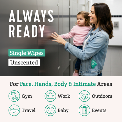 Stall Mates: 30 Wipe Travel Pack (on-the-go singles packets)