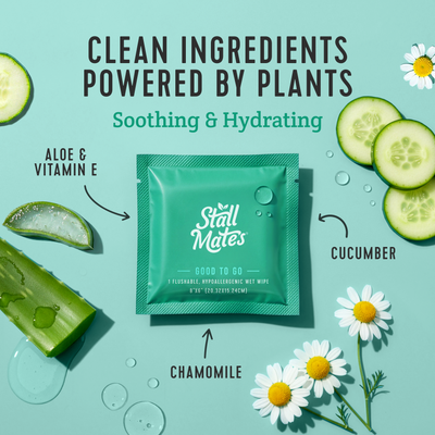 Stall Mates: 30 Wipe Travel Pack (on-the-go singles packets)