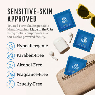 Stall Mates Wipes Witch Hazel: Flushable Wipes | Individually Wrapped | (30 on-the-go singles)